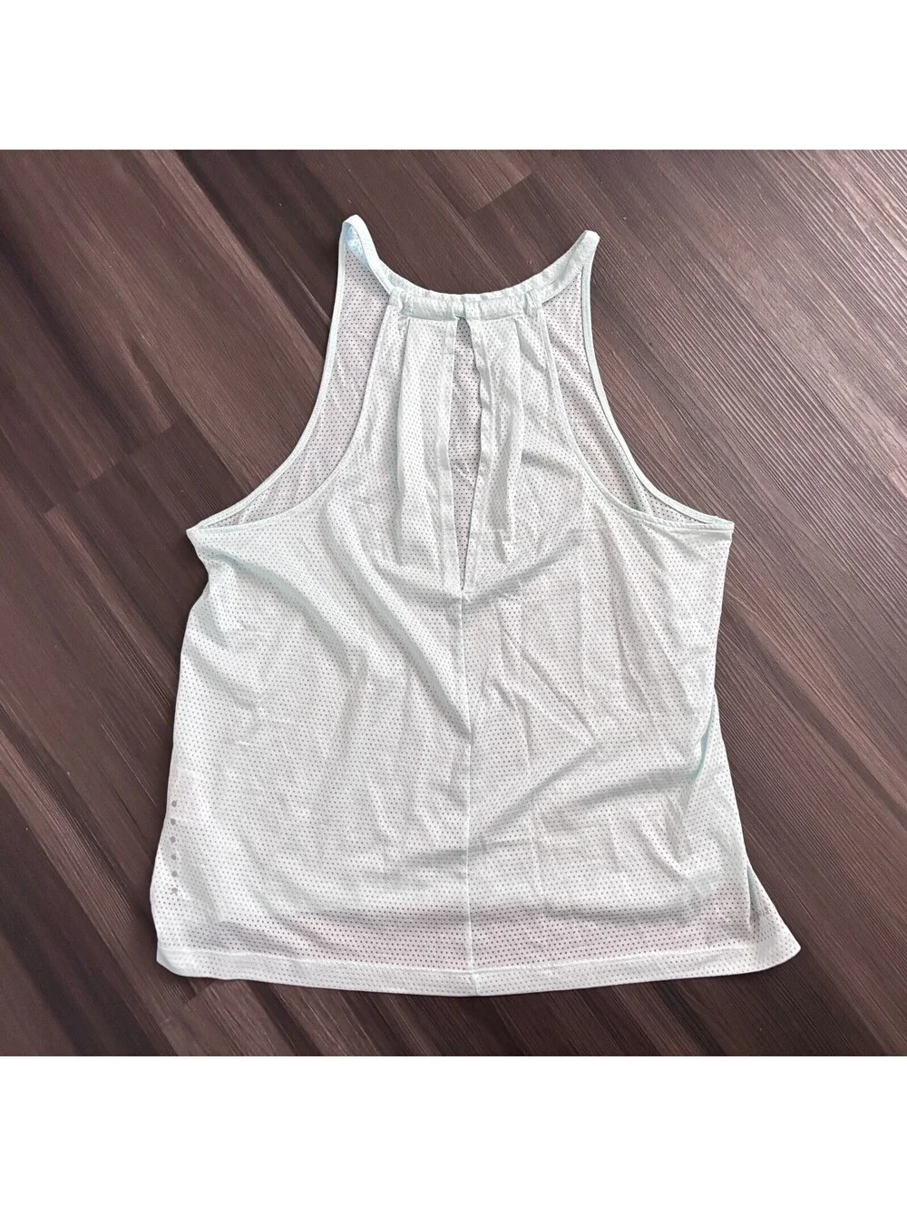 Nike Breathe Running Tank Top Size Medium Lightweight Blue Breathable